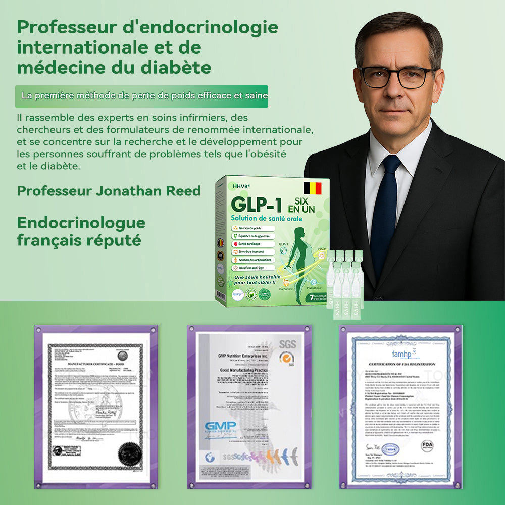 Magasin officiel | 𝑯𝑯𝑽𝑩®💥💥𝑮𝑳𝑷-1 SIX EN-UN Solution de santé orale (Juste une dose par jour, changements visibles en 7 jours) ✅ Pour l'obésité, la santé cardiovasculaire, le diabète, l'apnée du sommeil, les problèmes articulaires et plus encore