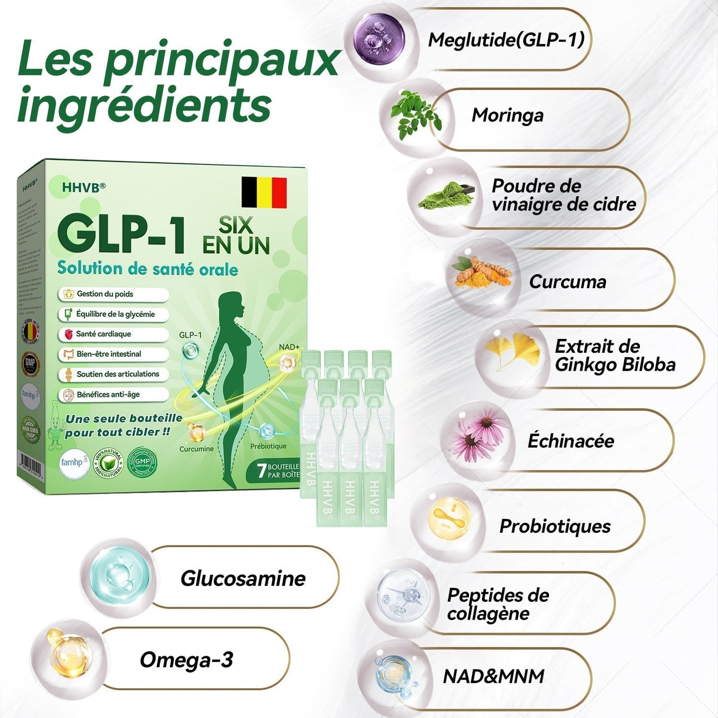 Magasin officiel | 𝑯𝑯𝑽𝑩®💥💥𝑮𝑳𝑷-1 SIX EN-UN Solution de santé orale (Juste une dose par jour, changements visibles en 7 jours) ✅ Pour l'obésité, la santé cardiovasculaire, le diabète, l'apnée du sommeil, les problèmes articulaires et plus encore